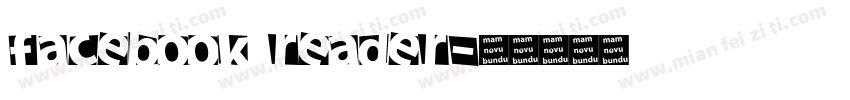 facebook reader字体转换